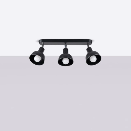 Plafonieră ELBA 3 negru