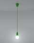 DIEGO 1 lampă suspendată verde + 1x bec LED E27 3000K Warm 7,5W 620lm