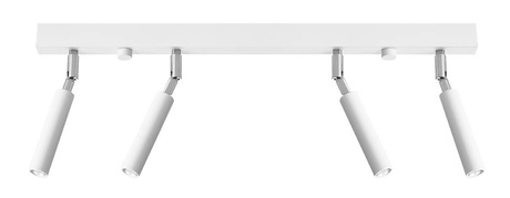 Plafonieră EYETECH 4 alb + 4x bec LED G9 4000K rece 4.5W 530lm