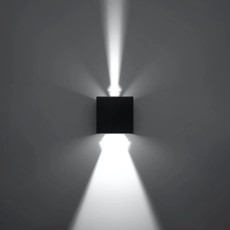 Lampă de perete LUCA negru LED IP54