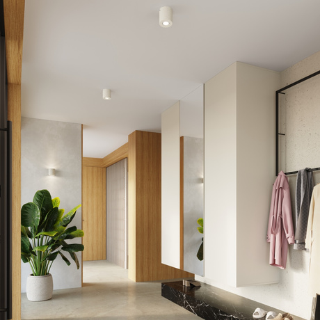 Plafonieră ORBIS beton bej