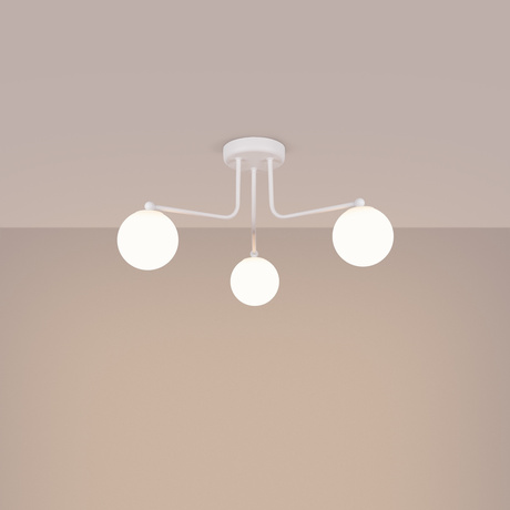 Candelabru ASTRAL 3 alb