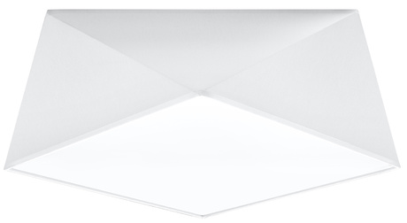 Plafonieră HEXA 35 WHITE + 2 becuri LED E27 4000K Cold 7.5W 650lm