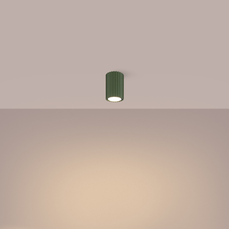 Plafonieră KARBON 10 verde măsliniu