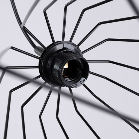 Lampă suspendată TRAPO negru