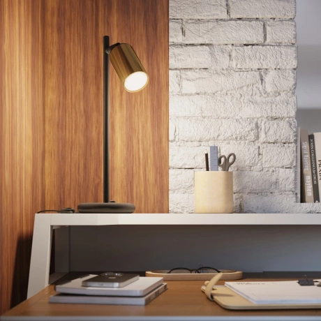 Plafonieră WINX 6L negru/galben