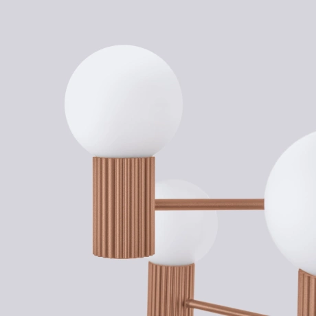 Candelabru HALO 6 mocha