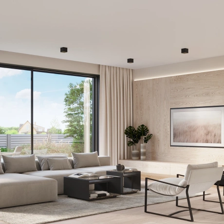 Plafonieră OZZY negru LED