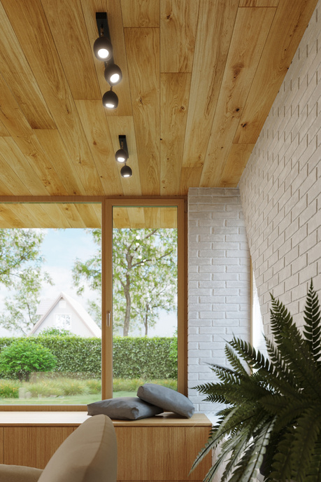 Plafonieră OCULARE 2 negru + 2x bec LED GU-10 4000K rece 7W 630lm