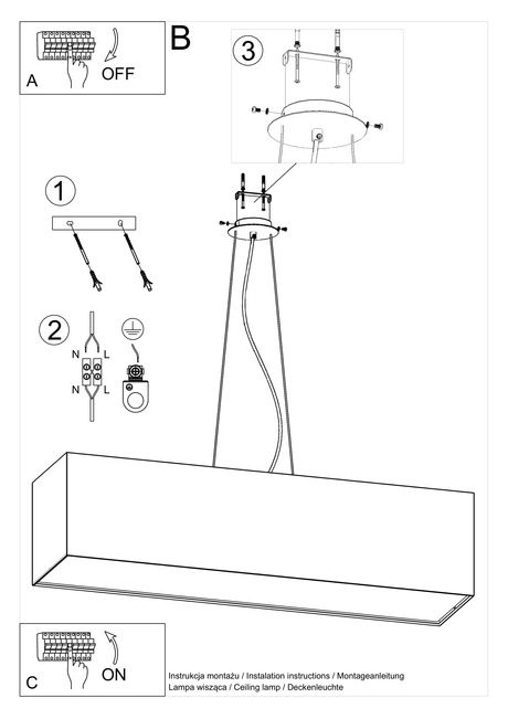 Candelabru SANTA 120 alb + 5x bec LED E27 3000K cald 7.5W 620lm