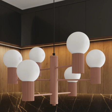 Candelabru HALO 6 mocha