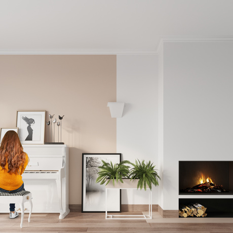 CLINO 1 lampă de perete + 1x bec LED E27 3000K Warm 7.5W 620lm