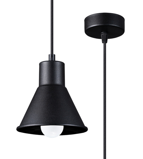 TALEJA 1 lampă suspendată negru [E27 + 1x bec LED E27 3000K Warm 7,5W 620lm