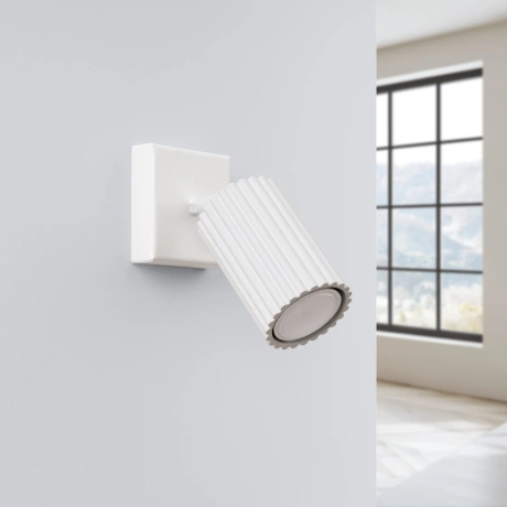 Lampă de perete KARBON alb