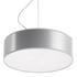 Lampă suspendată ARENA 35 GREY + 2x bec LED E27 4000K Cold 7.5W 650lm