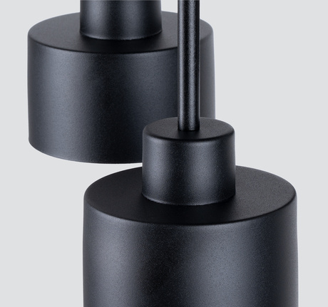 Plafonieră SAVAR 3 negru + 3x bec LED E27 3000K Warm 7.5W 620lm