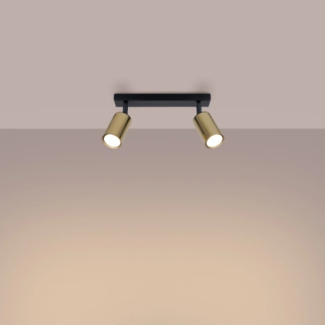 Plafonieră WINX 2 negru/galben