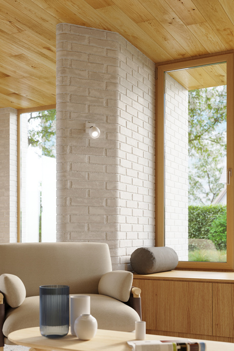 Lampă de perete OCULARE 1 alb + 1x bec LED GU-10 4000K rece 7W 630lm