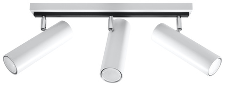 Plafonieră DIREZIONE 3 alb + 3x bec LED GU-10 3000K cald 7W 620lm