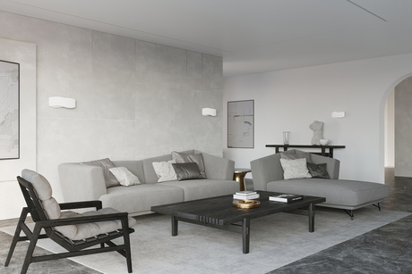 Lampă de perete TILA 30 alb + 1x bec LED G9 4000K rece 4,5W 530lm