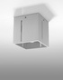 Plafonieră PIXAR gri + 1x bec LED G9 4000K Cold 4.5W 530lm