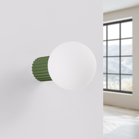Lampa de perete HALO verde masline IP44