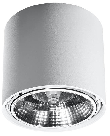 TIUBE lampă de tavan alb + 1x bec LED GU10 AR111 4000K COLD 10W 850lm