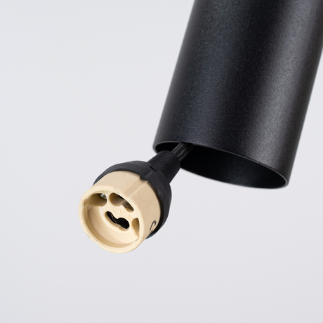 Lampă suspendată PELTA 1 negru/galben