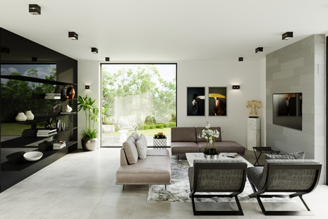 Plafonieră LOBO MAXI negru + 2x bec LED G9 4000K Cold 4.5W 530lm