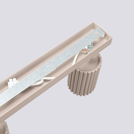 Plafonieră KARBON 6L taupe