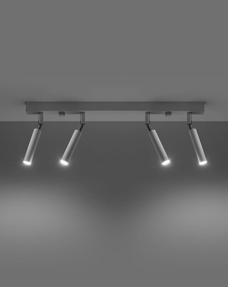 Plafonieră EYETECH 4 alb + 4x bec LED G9 4000K rece 4.5W 530lm