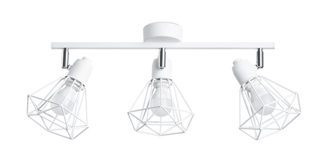 ARTEMIS 3 lampă de tavan alb + bec LED E14 4000K rece 7.5W 680lm