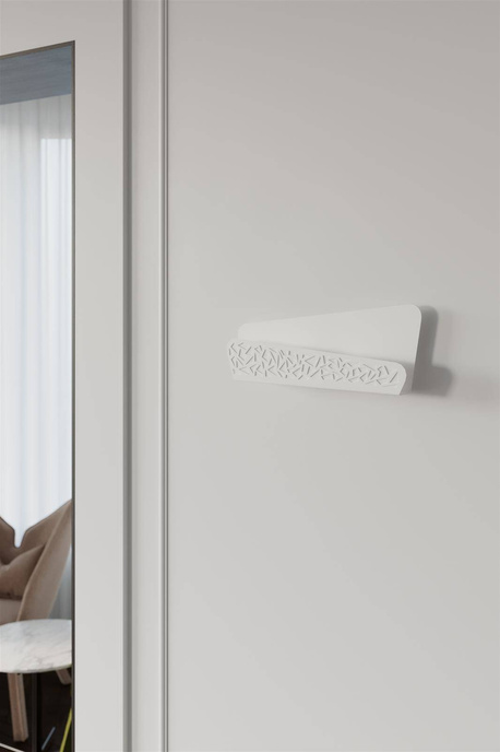 ALIZA lampă de perete alb + bec LED G9 4000K rece 4,5W 530lm