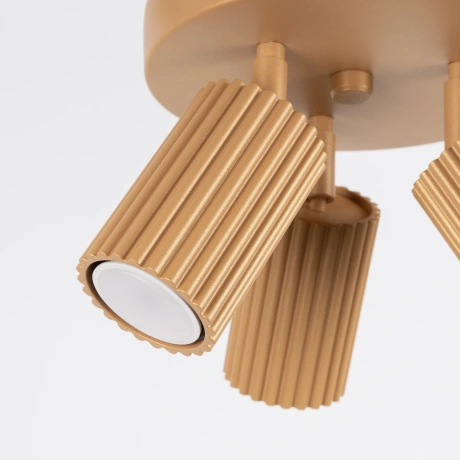 Plafonieră KARBON 3P auriu