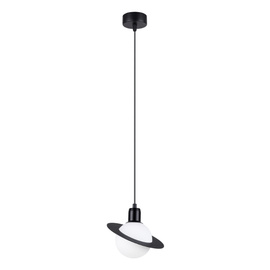 Lampă suspendată HYPERION 1 negru + 1x bec LED G9 3000K cald 4,5W 450lm
