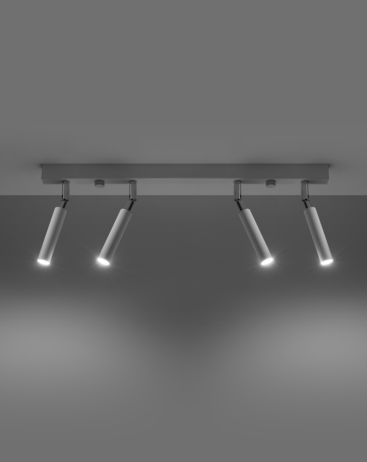 Plafonieră EYETECH 4 alb + 4x bec LED G9 4000K rece 4.5W 530lm