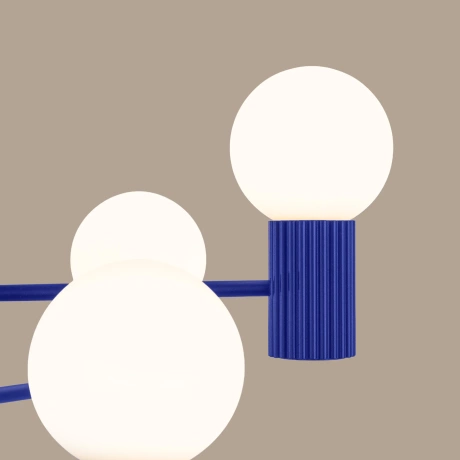 Candelabru HALO 6 ultramarin