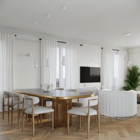 Lampă de masă HALO alb