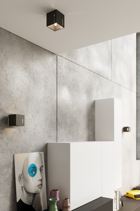 Plafonieră PIXAR negru + 1x bec LED G9 4000K Cold 4.5W 530lm