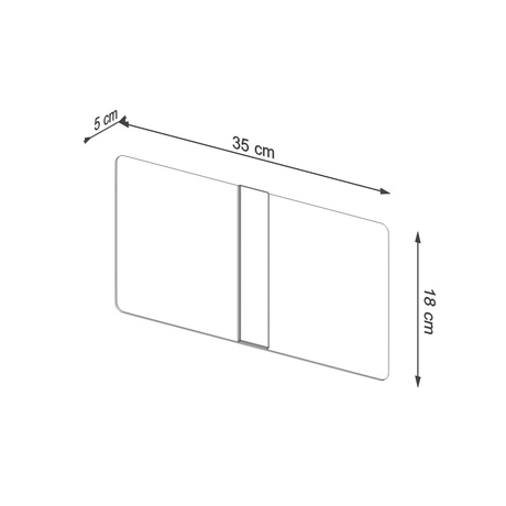 AZALIA lampă de perete 2 x bec LED G9 3000K cald 4.5W 510lm