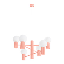 Candelabru HALO 6 piersică