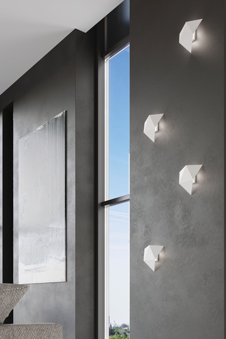 SOLIDO lampă de perete alb + 1x bec LED G9 3000K cald 4.5W 510lm