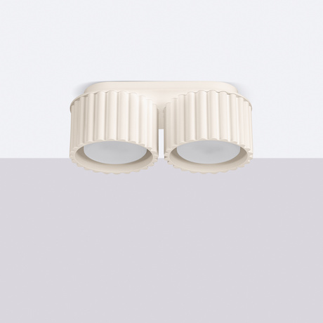 Plafonieră AURA 2 bej Gx53