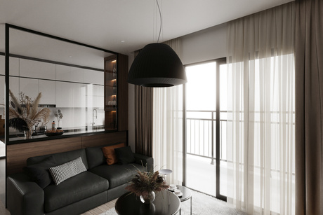 Candelabru BELLA 60 negru + 3x bec LED E27 3000K cald 7.5W 620lm