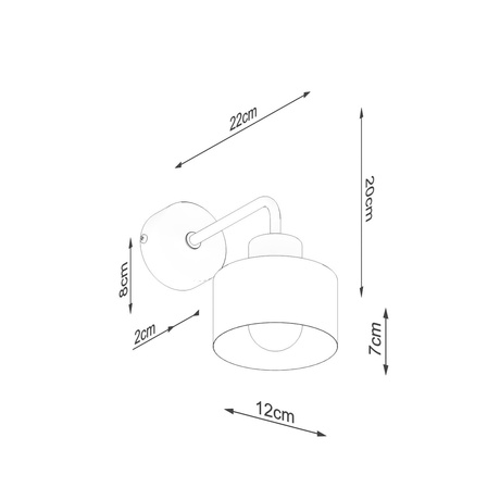SAVAR 1 lampă de perete negru + 1x bec LED E27 3000K Warm 7.5W 620lm