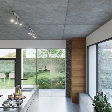 Plafonieră MERIDA 6L gri