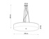 Candelabru SKALA 100 alb + 6x bec LED E27 4000K rece 7.5W 650lm