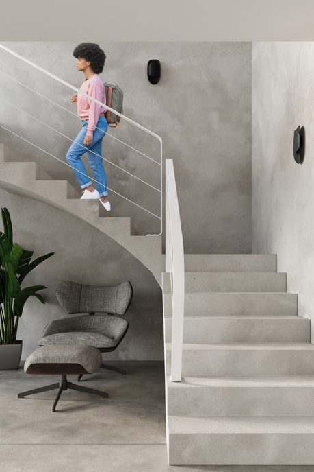 TEAR lampă de perete negru + 1x bec LED G9 4000K rece 4.5W 530lm