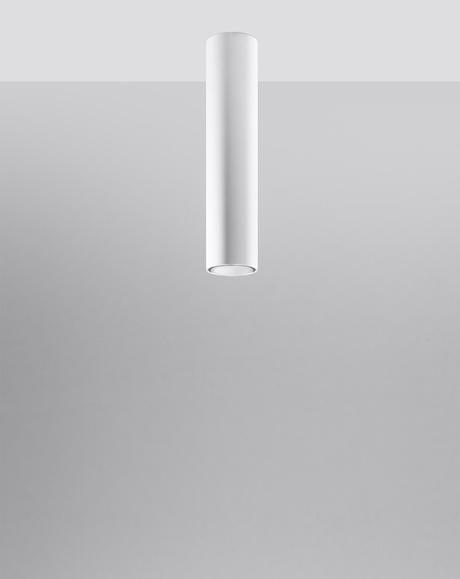 Plafonieră LAGOS 40 alb + 1x bec LED GU-10 3000K cald 7W 620lm