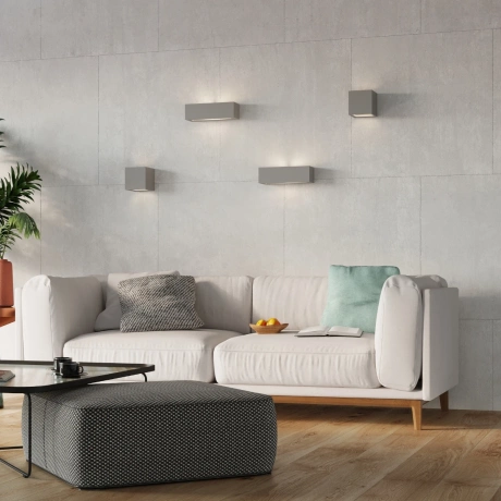 Lampă de perete ceramică LEO gri